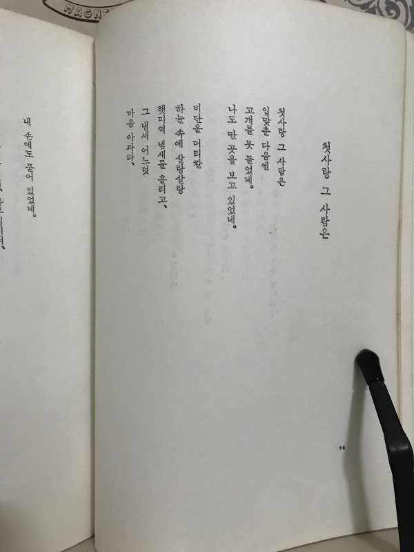 뜨거운 달 (박재삼 제5시집)