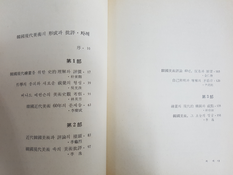 한국현대미술의 형성과 비평