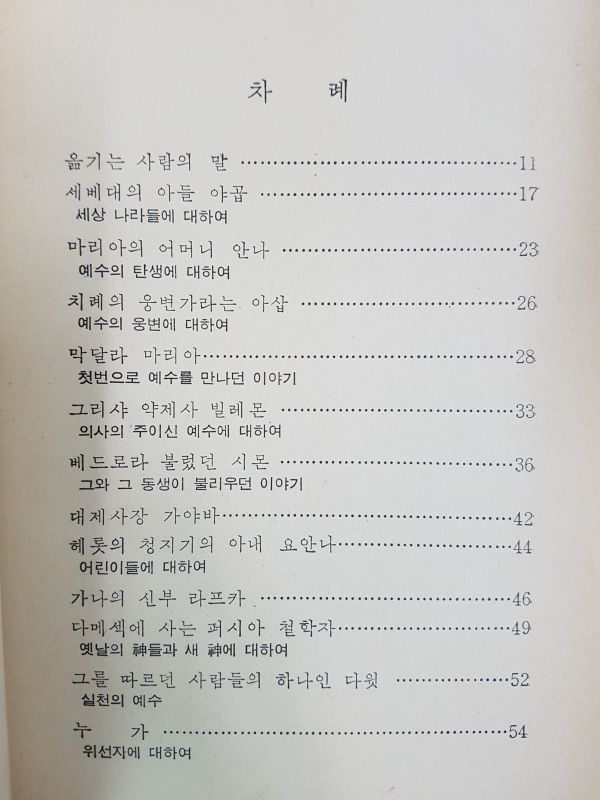 사람의 아들 예수