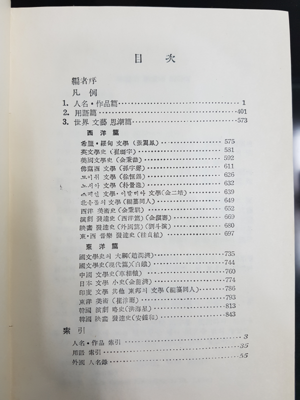 세계문예사전