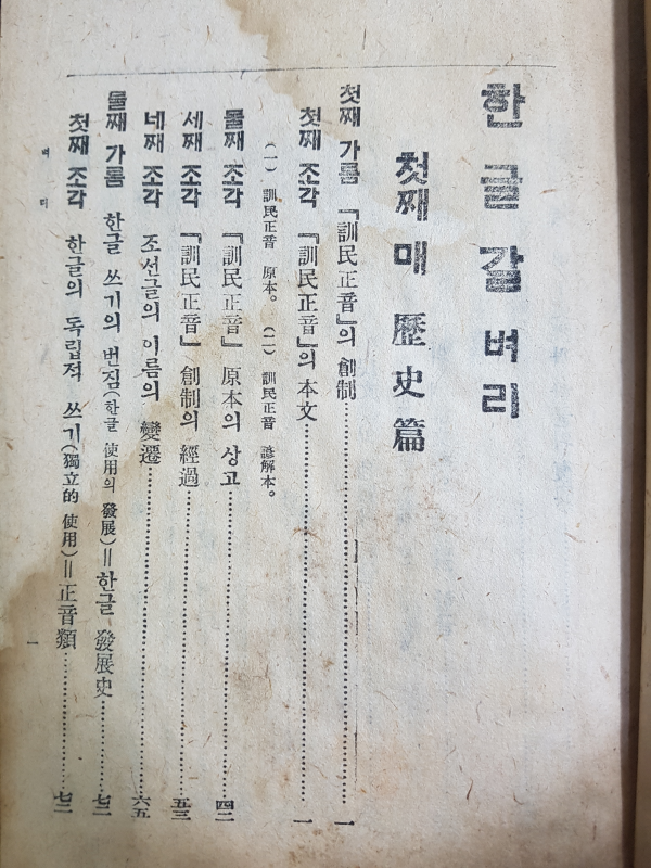 한글갈 (正音學)