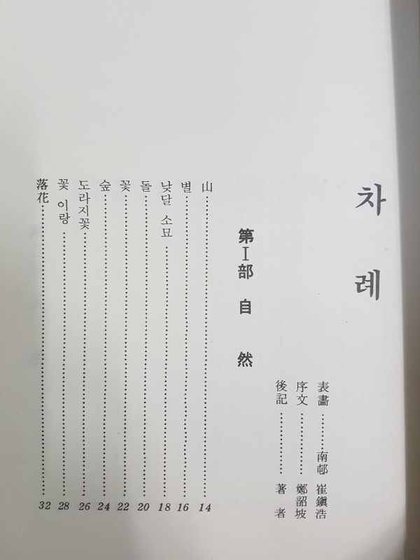 현대시조시집 산(山)
