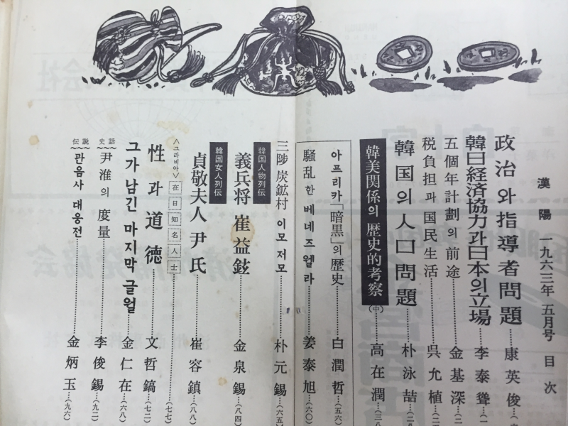한양(1963년 5월호, 통권 제15호)