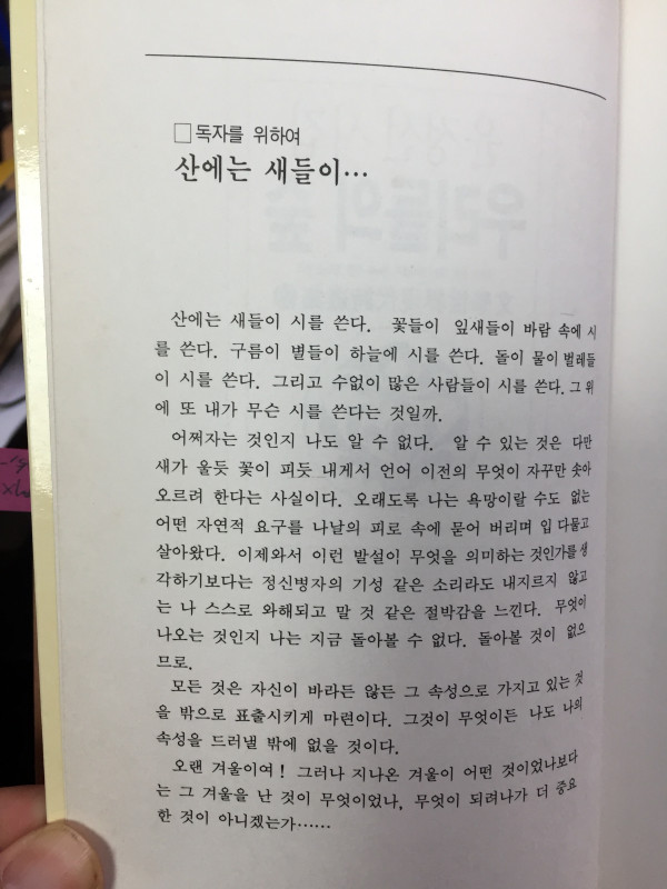 우리들의 숲(윤정선 시집,초판)