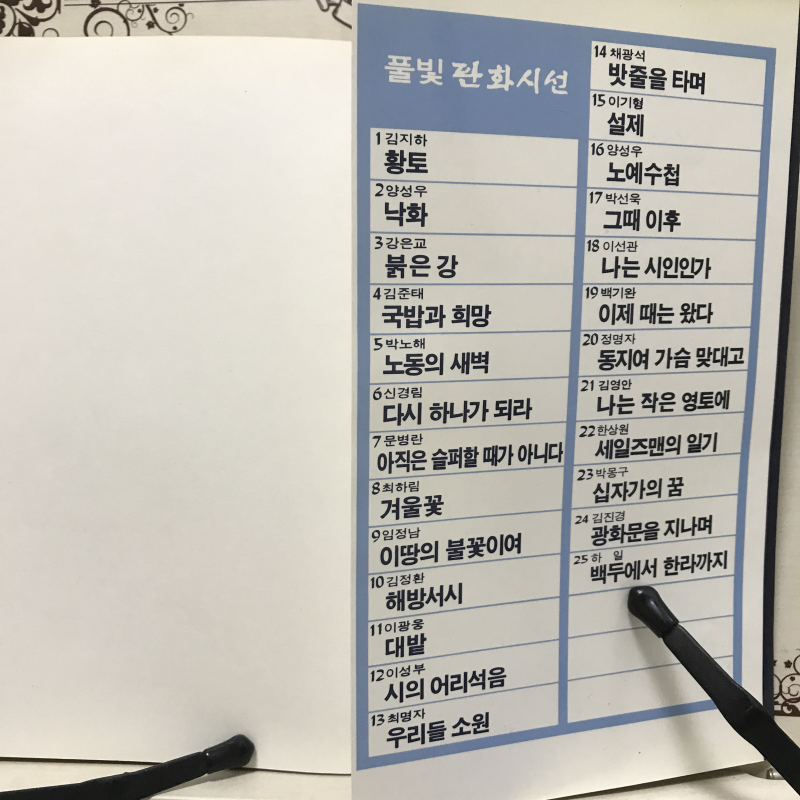 노동의 새벽 (박노해시집,초판)