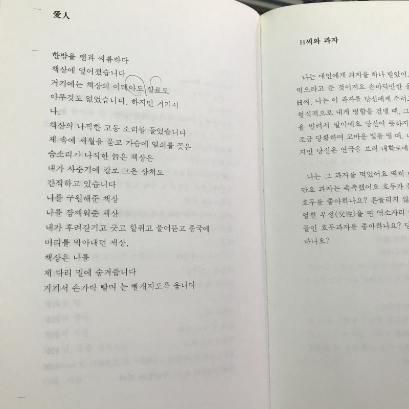 어른스런 입맞춤 (정한아시집,초판)
