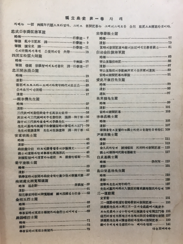 독립혈사 제1권