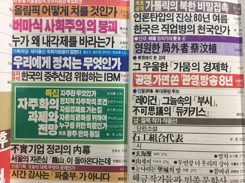 월간중앙(1988년9월호,통권152호)