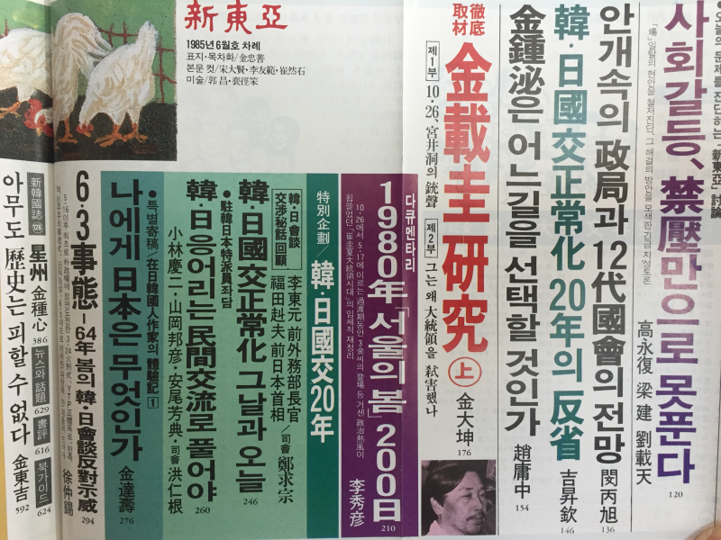 신동아 (1985년6월호,통권309호)