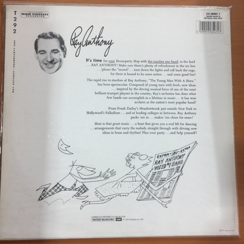 Ray Anthony ‎– Houseparty Hop