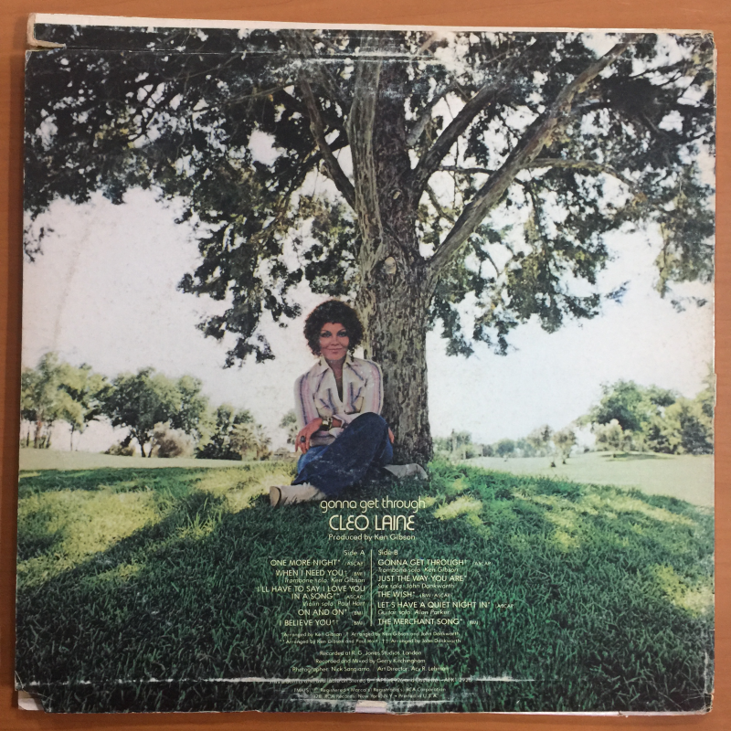 Cleo Laine ‎– Gonna Get Through