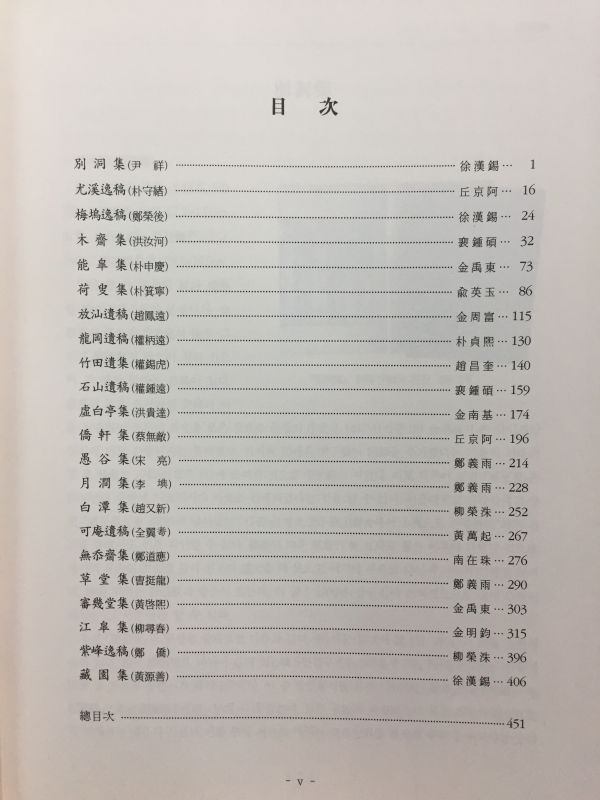 한국국학진흥원 소장 문집해제18 - 영주,예천,문경,상주 -