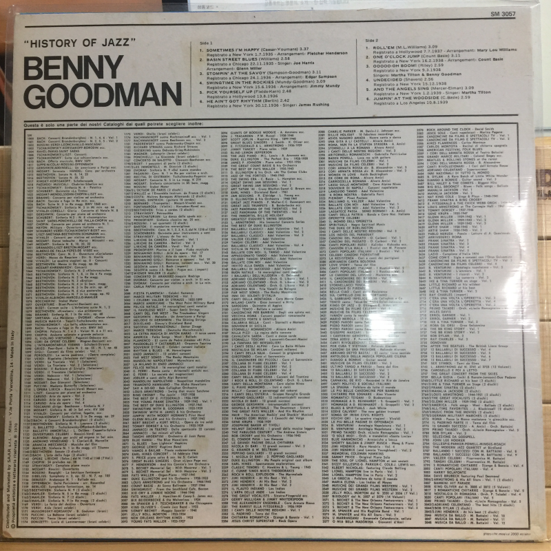 Benny Goodman ‎– Swingtime With Benny Goodman