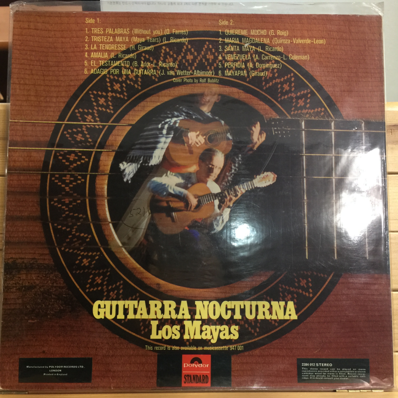 Los Mayas ‎– Guitarra Nocturna
