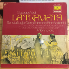 Giuseppe Verdi - Renata Scotto, Gianni Raimondi, Ettore Bastianini - Chor Und Orchester Der Mailander Scala*, Antonino Votto ‎– La Traviata