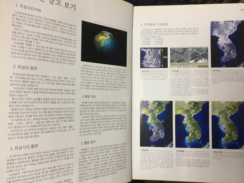 위성에서 보는 한국 아트라스 ATLAS of KOREA from SPACE