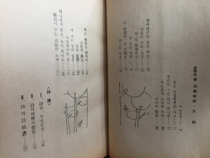 시원산책 (김용호시집,1964년 초판)