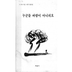 누군들 바람이 아니리오 (차진배 시집희곡합본집,초판)