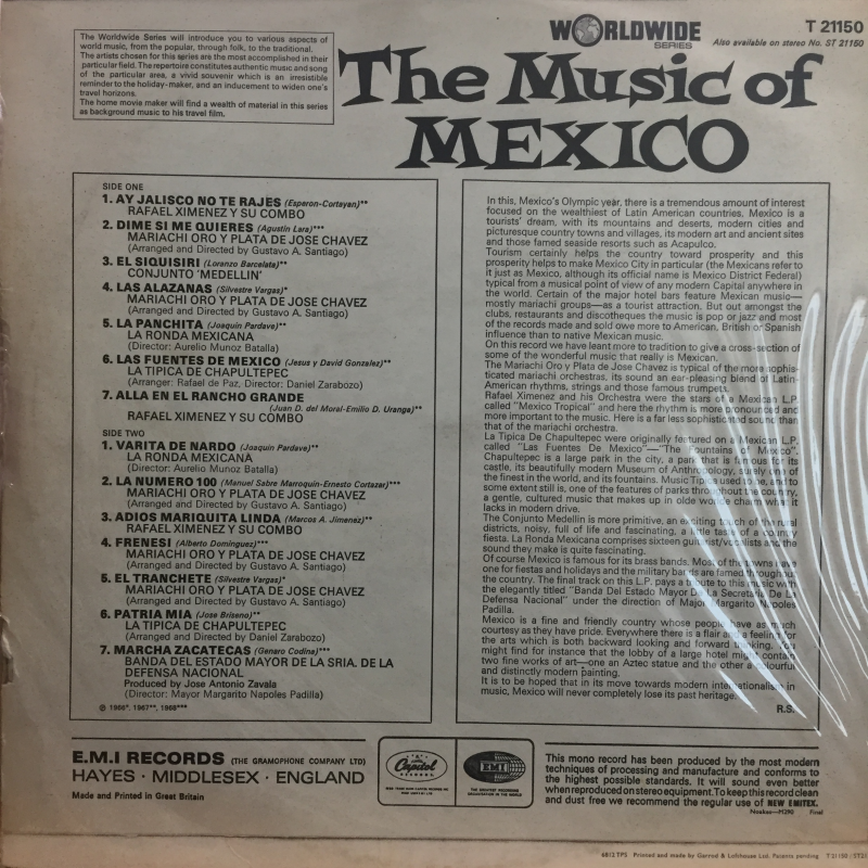 THE MUSIC OF MEXICO