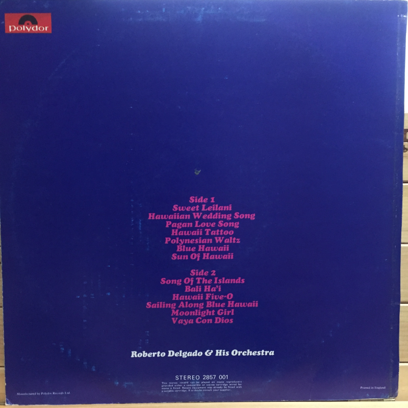 ROBERTO DELGADO & HIS ORCHESTRA - HAWAIIAN NIGHTS
