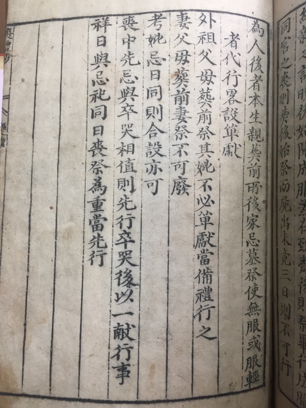 상제예초목(喪祭禮抄目)