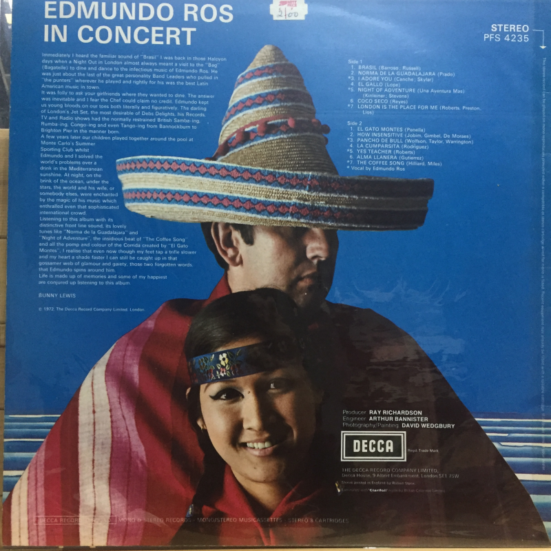 Edmundo Ros ‎– Edmundo Ros In Concert