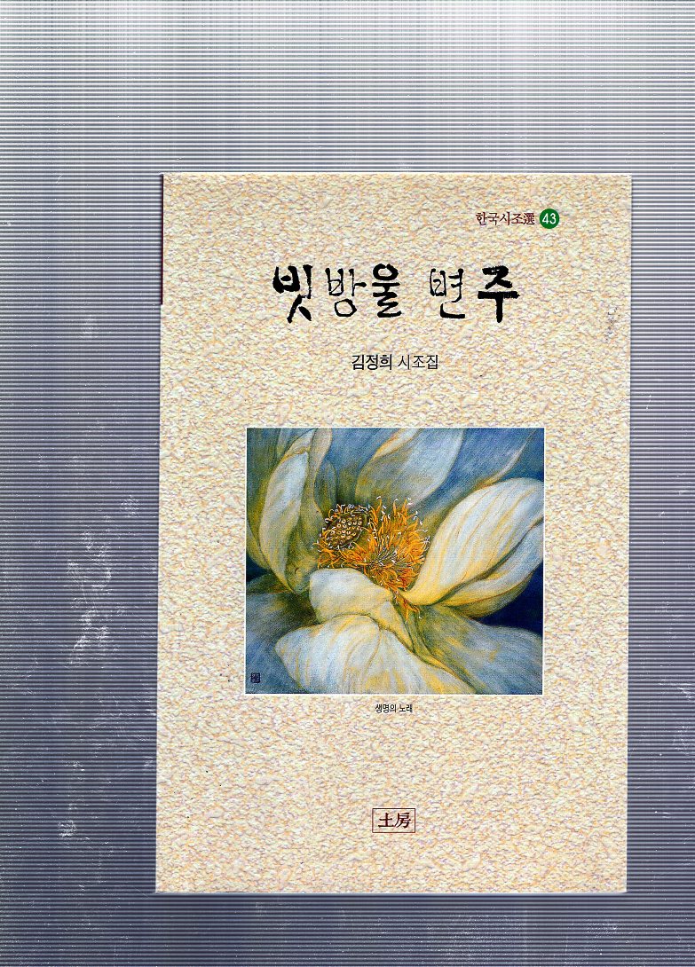 빗방울 변주 (김정희 시조집,초판)