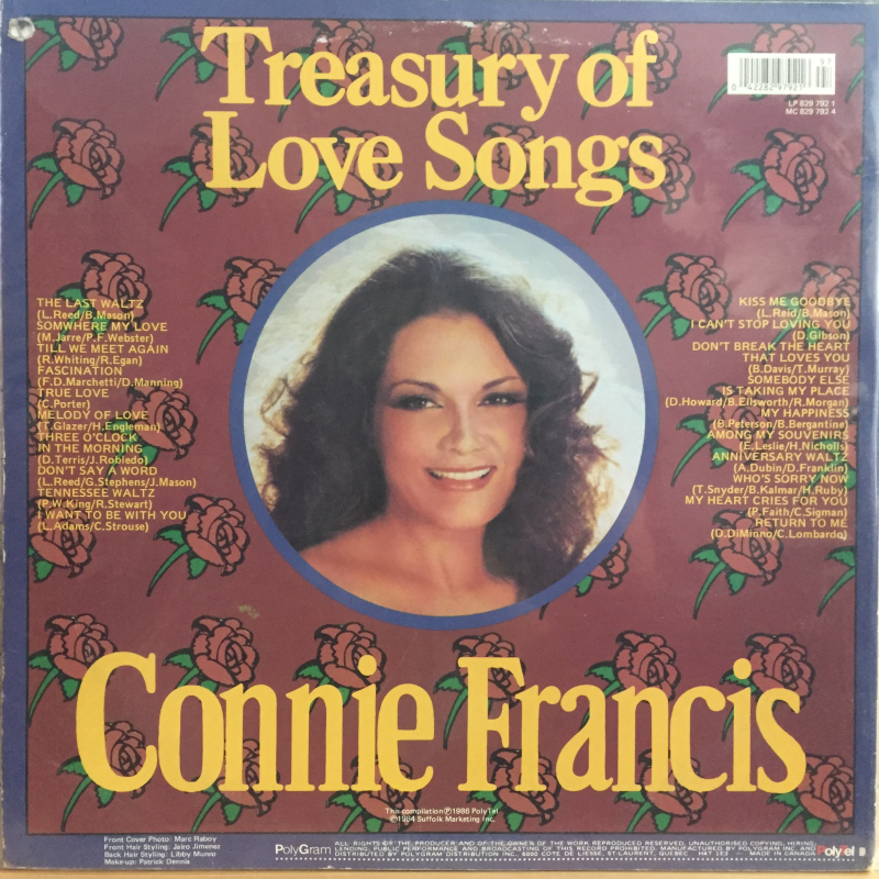CONNIE FRANCIS - SENTIMENTAL FAVORITES