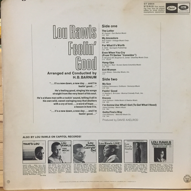 Lou Rawls ‎– Feelin' Good