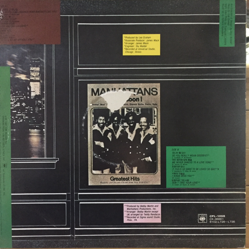 MANHATTANS GREATEST HITS