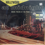 André Previn At The Piano With Rhythm Accompaniment* ‎– Hollywood At Midnight