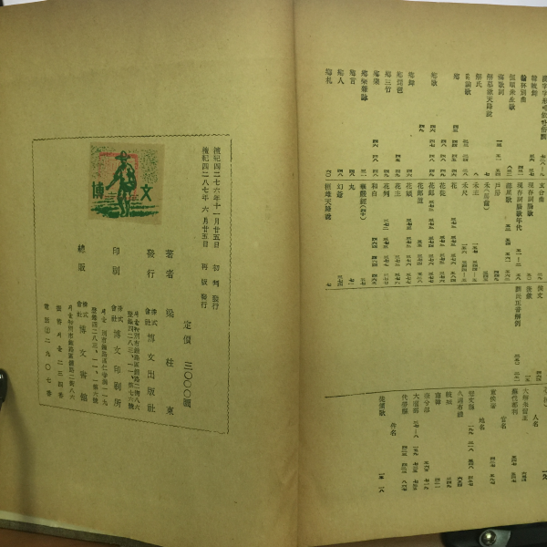 고가연구 古歌硏究 1954재판