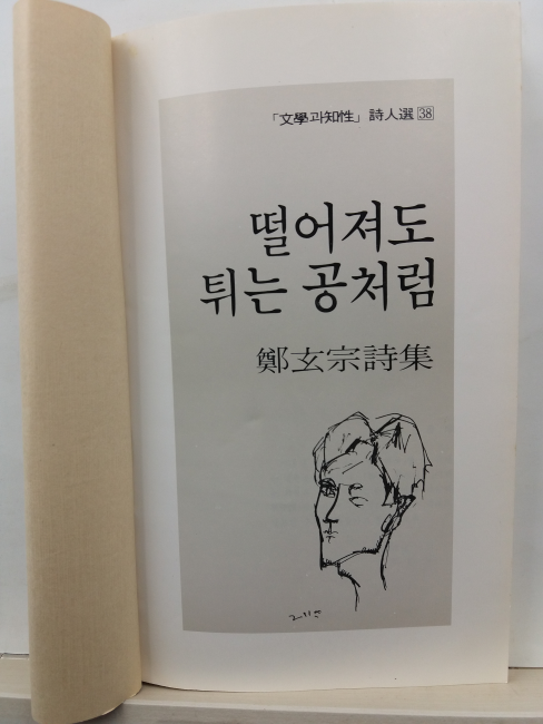 떨어져도 튀는 공처럼 (정현종 시집, 1986초판3쇄)