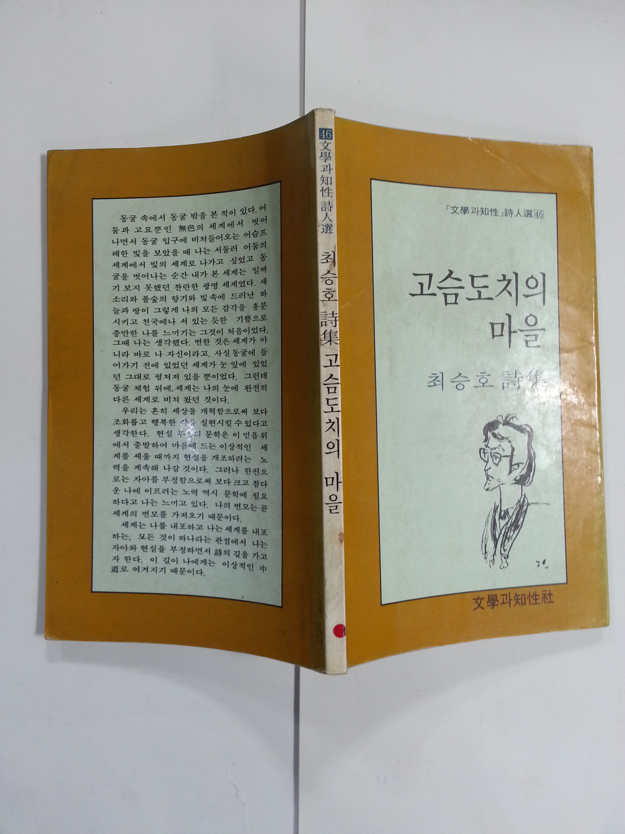 고슴도치의 마을 (최승호 시집,1985년초판)