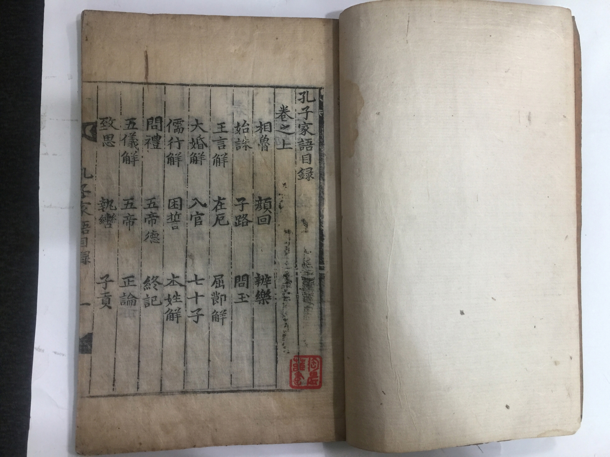 표제구해공자가어標題句解孔子家語 상중하 3권 2책