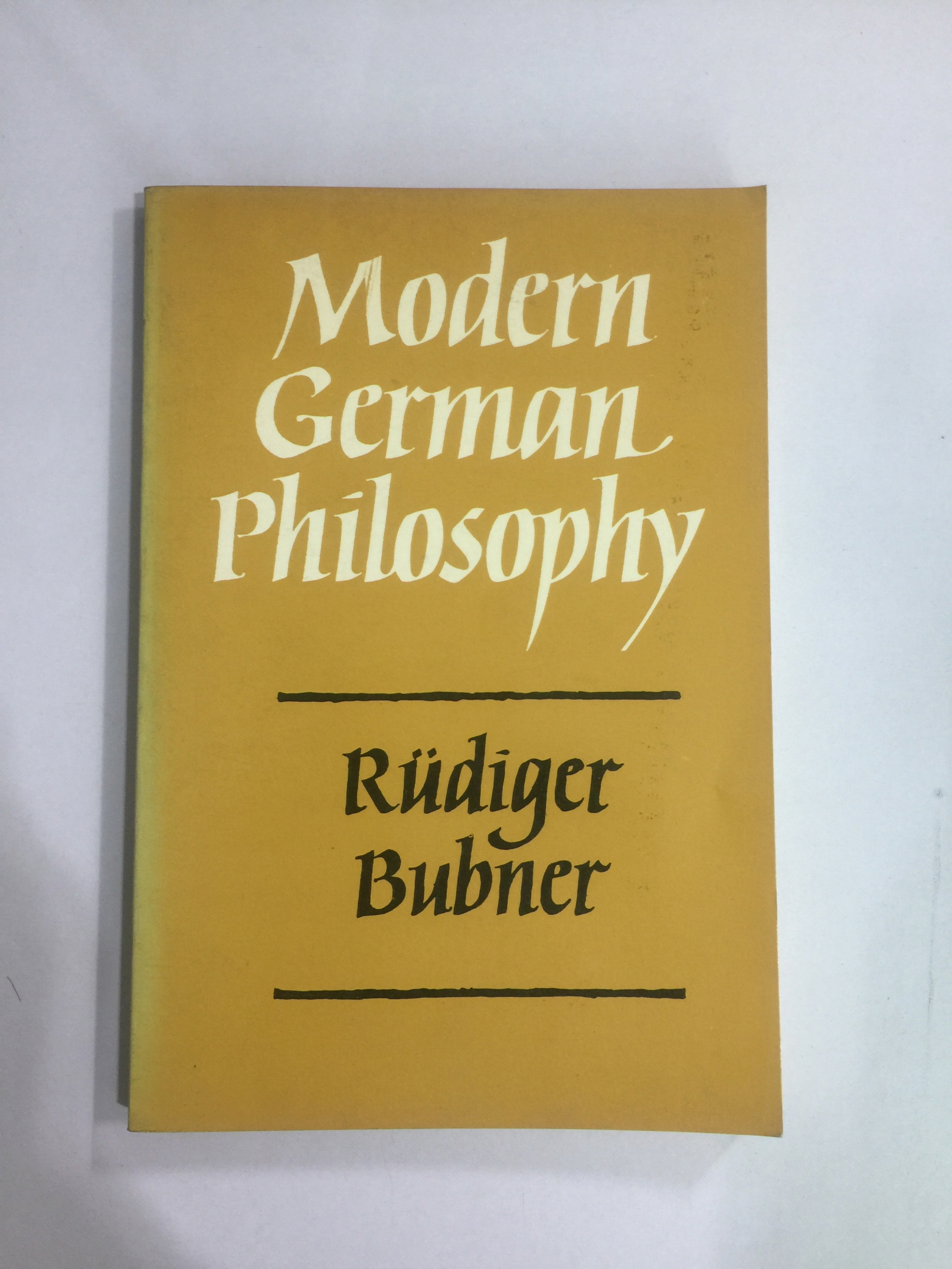 Modern German philosophy