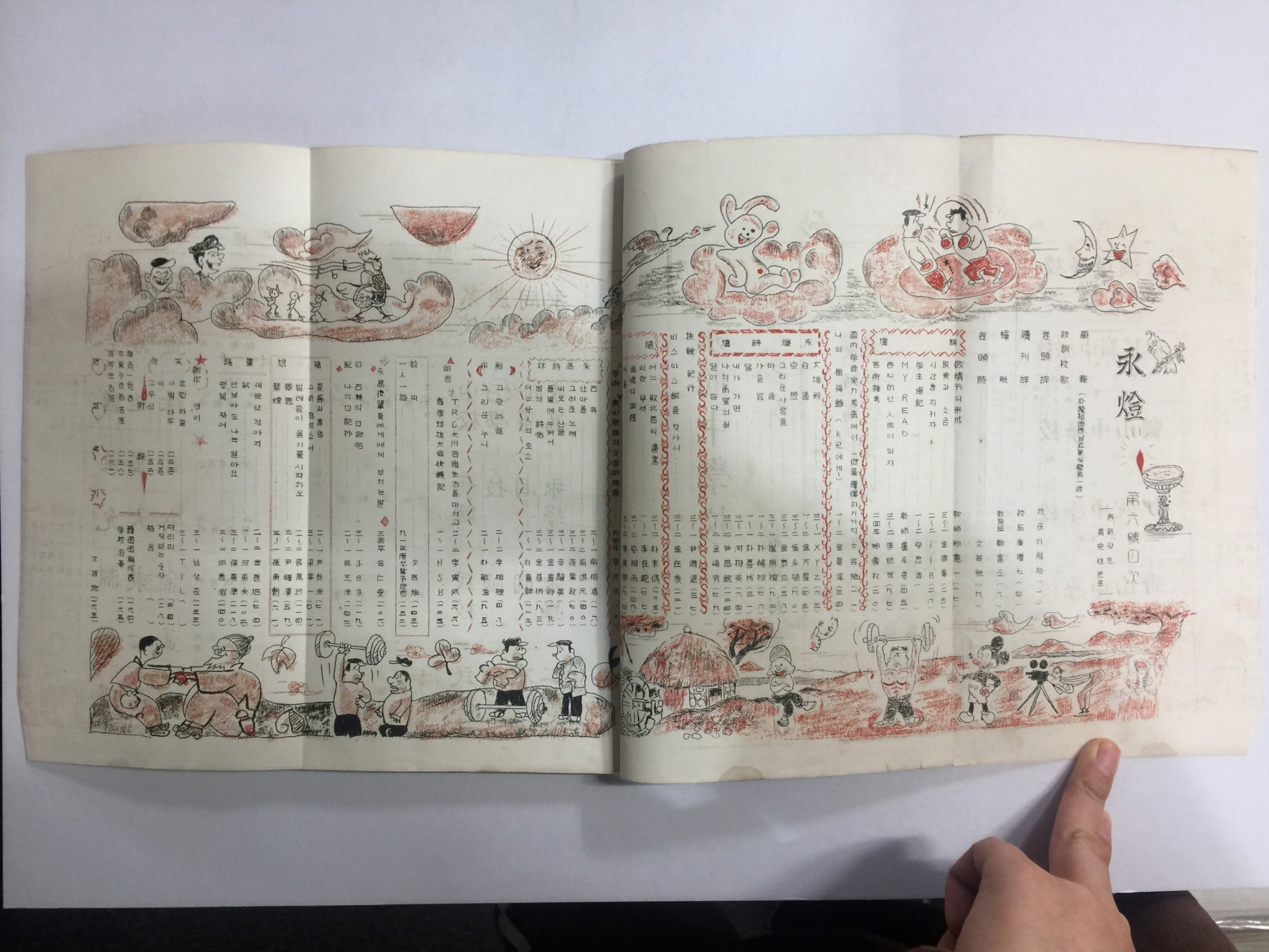 영등 제6호 충북 영동고등학교 문예지 (1957년)