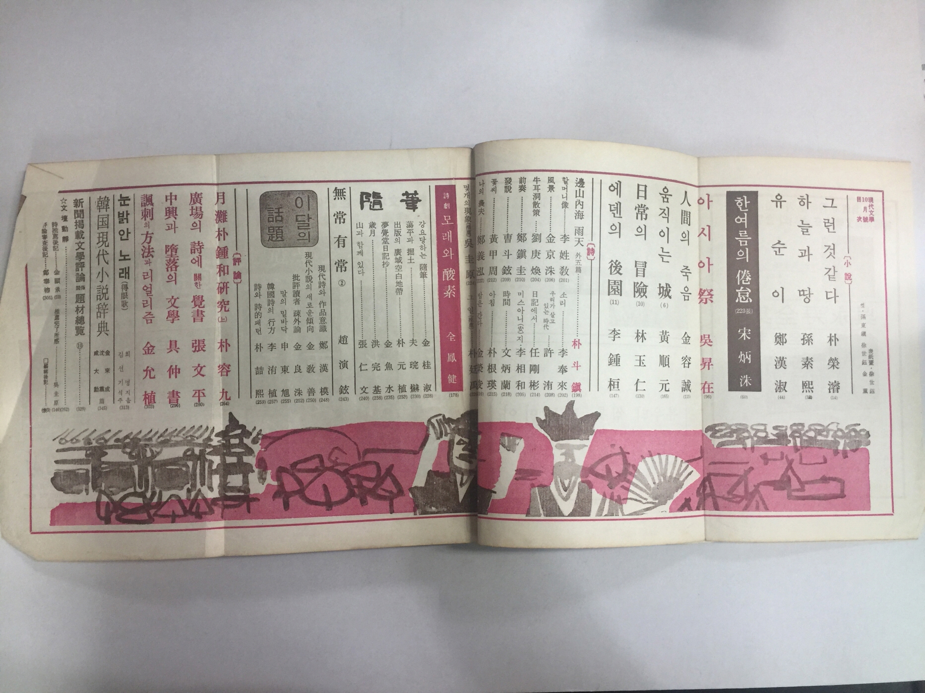 현대문학 10 (1968년)
