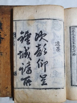 조선후기 문신 恒齋 李嵩逸 선생의 문집인 [항재문집恒齋文集] 8권 4책 중 4~6권 2책