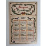 달력 디자인의 연하장