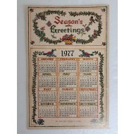 달력 디자인의 연하장