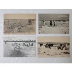 한강에서 채빙하는 모습을 담은 일제강점기 사진엽서 4점 일괄