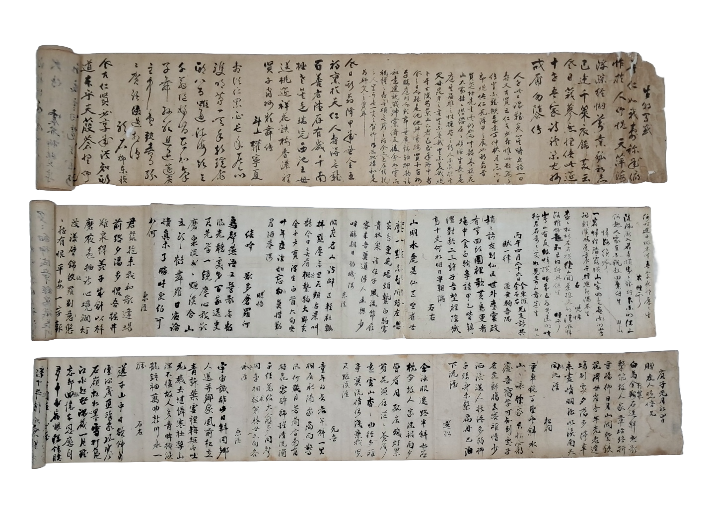 만오(晩悟) 김기환(金基煥) 등 영남 문인 시축 3점 일괄