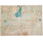 컬러 대형지도 [대일본지도 大日本地圖]