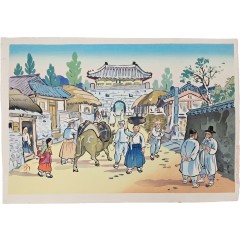 [16] 히요시 마모루(일길수日吉守 Hiyoshi, M.) 판화(版畫)
