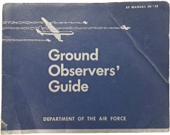 [13] 비행기 도판과 사진이 수록된 미 공군 메뉴얼 [Ground Observers' Guide]