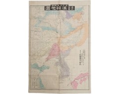 [37] 동해를 동조선만해(東朝鮮灣海)로 표기한 [최근상밀 만한지도 最近詳密滿韓地圖]