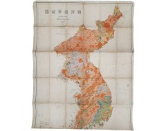 [70] 지질 구조 색채 지질현상도 [조선지질총도 朝鮮地質總圖]